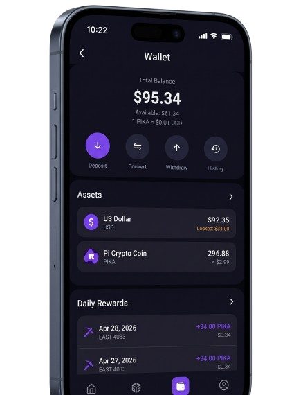 Passive Yield - Start earning Pi coin with mineπcoin